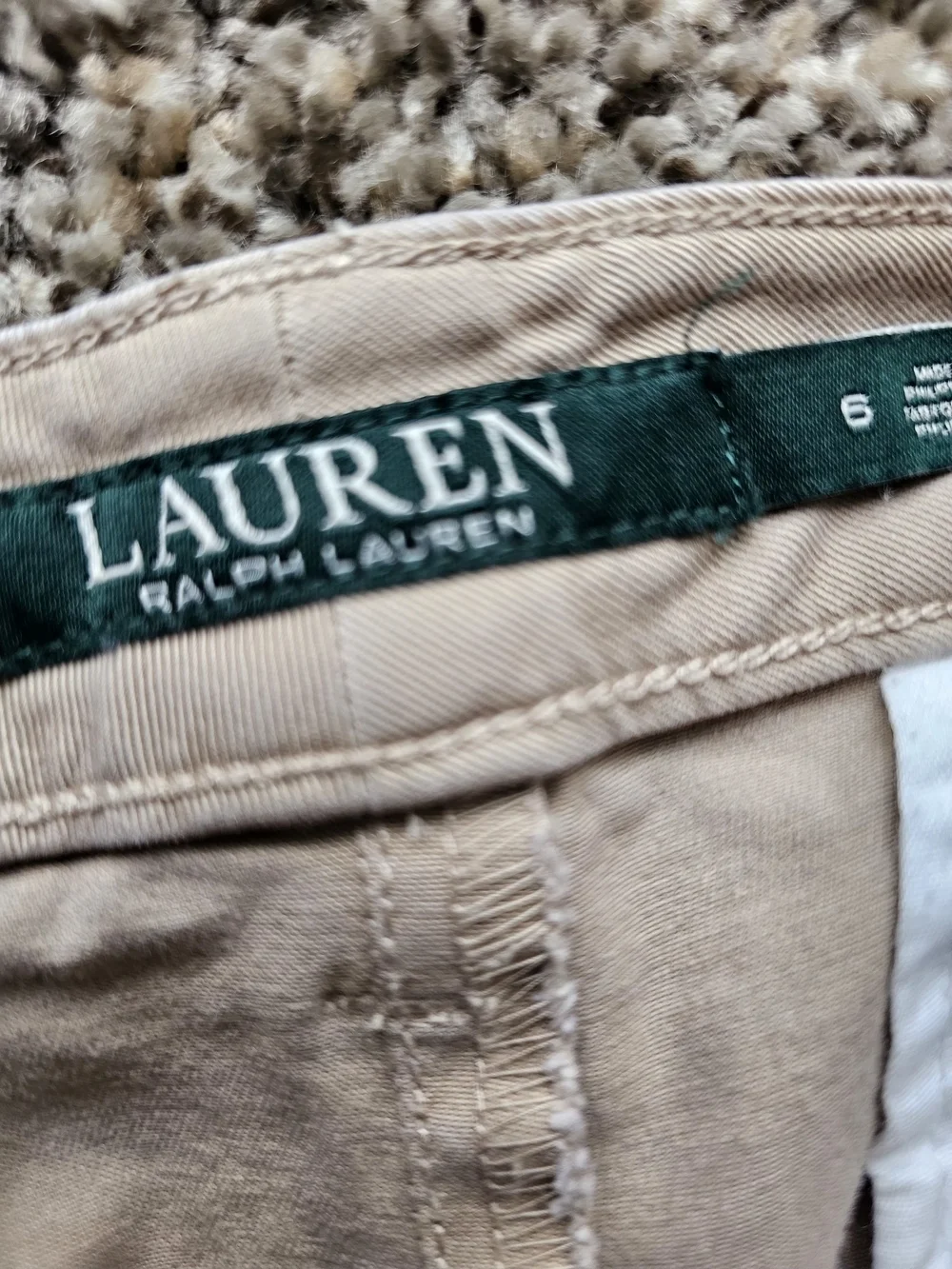 Lauren Ralph Lauren Men's Khaki Chino Shorts